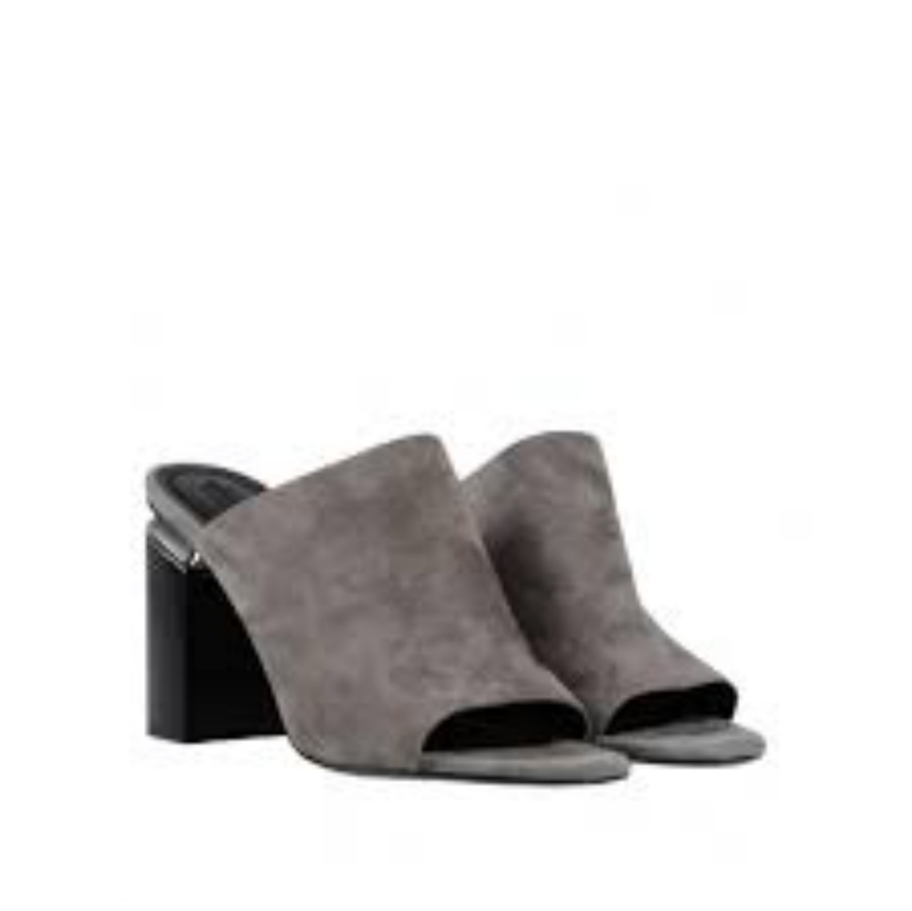 Alexander Wang Leather Sandals grey soft leathe suede size ( 6) 36